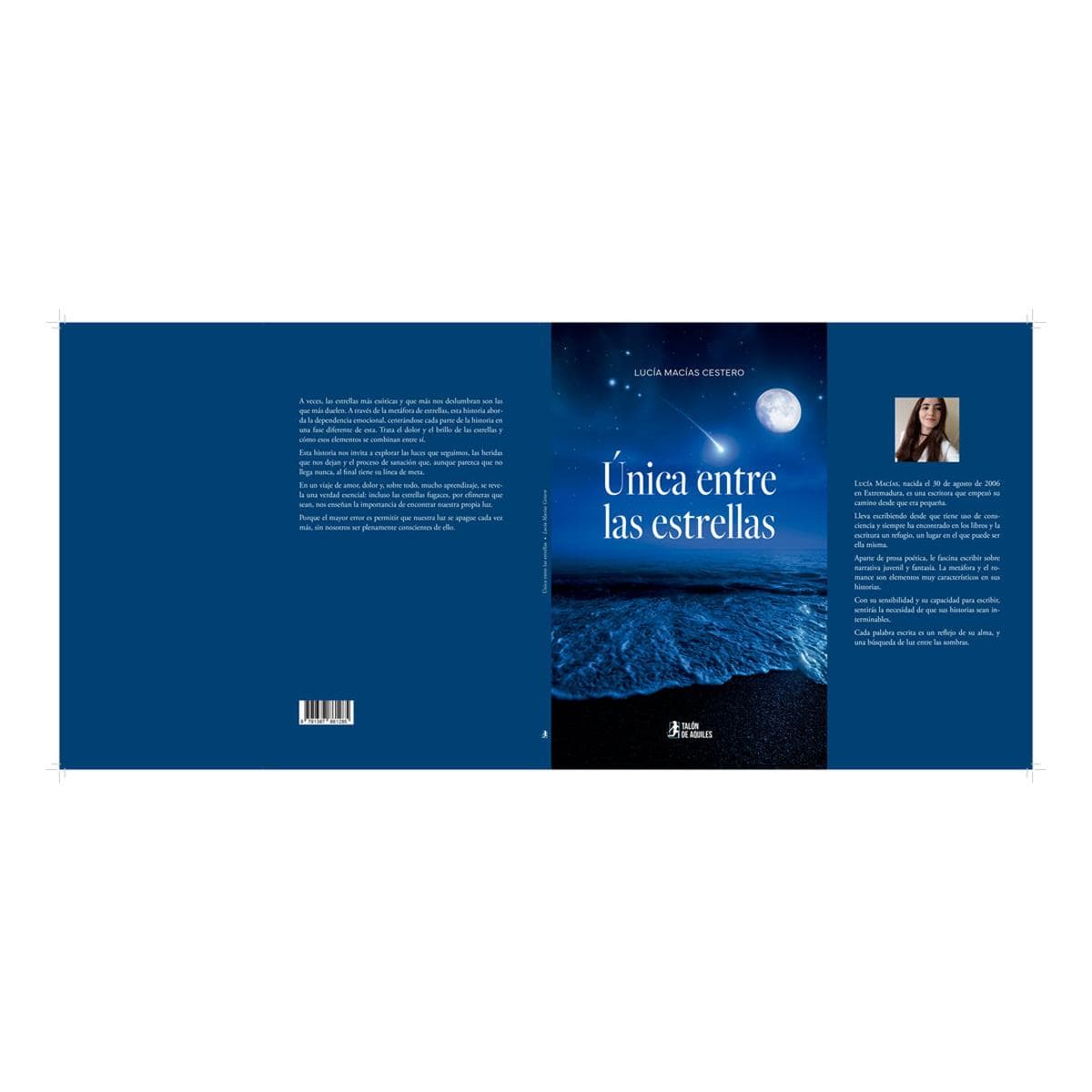 ÚNICA ENTRE LAS ESTRELLAS (Tapa blanda con solapas).