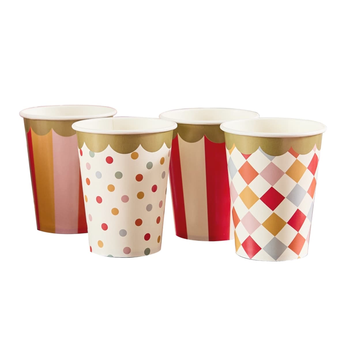 Liragram - Pack 8 vasos papel 250ml circus Liragram multicolor.