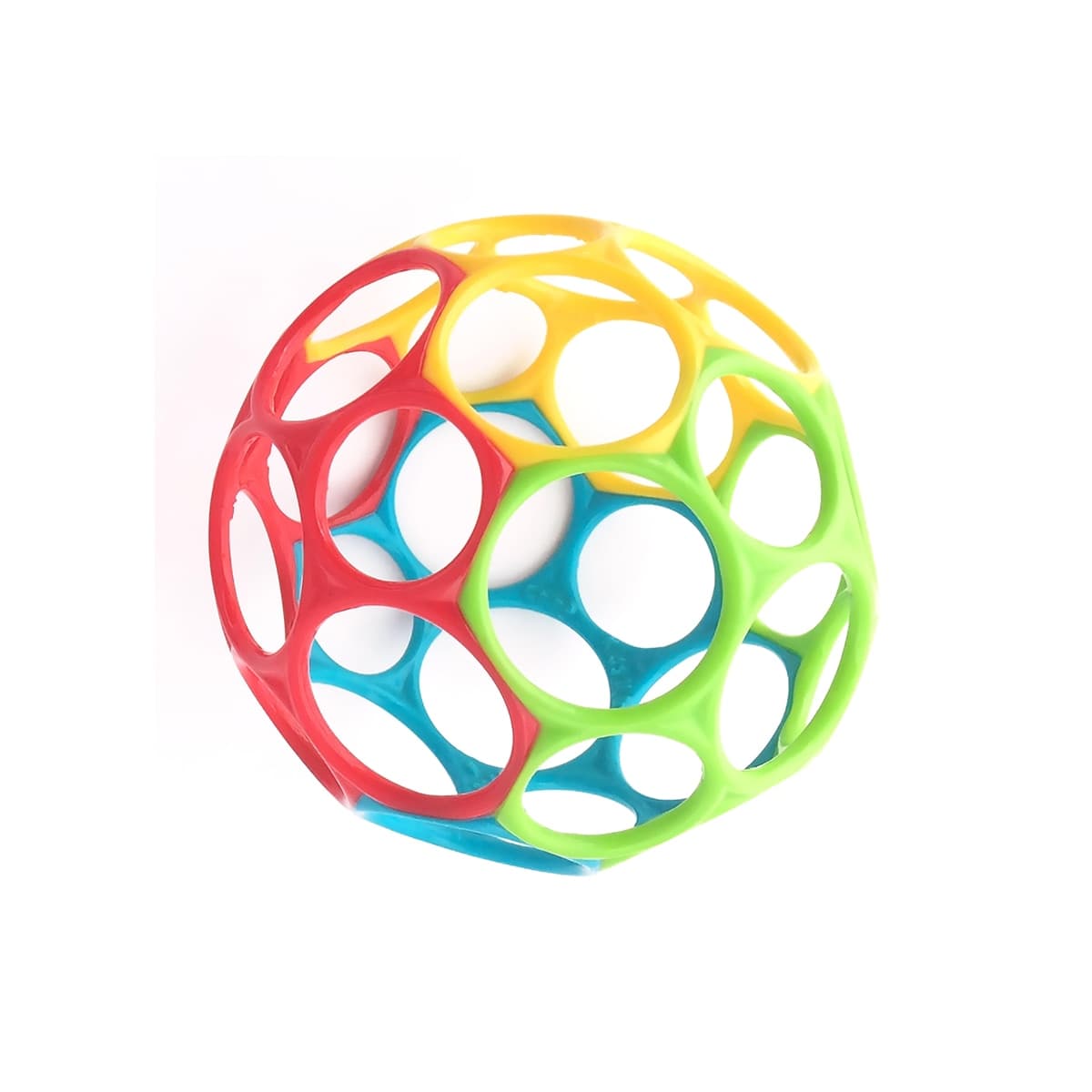 Bright Starts - Sonajero Pelota clásica Bright Starts Oball Classic Easy Grasp Toy rojo-azul-verde-amarillo.