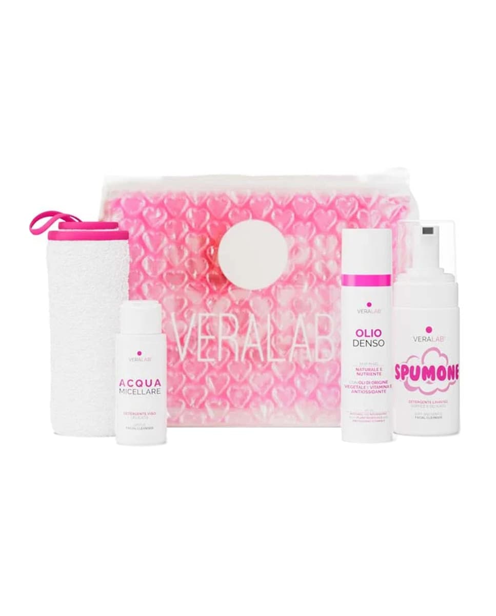 VERALAB - Estuche Regalo Limpiador Facial Kit Pelle Pulita Veralab.