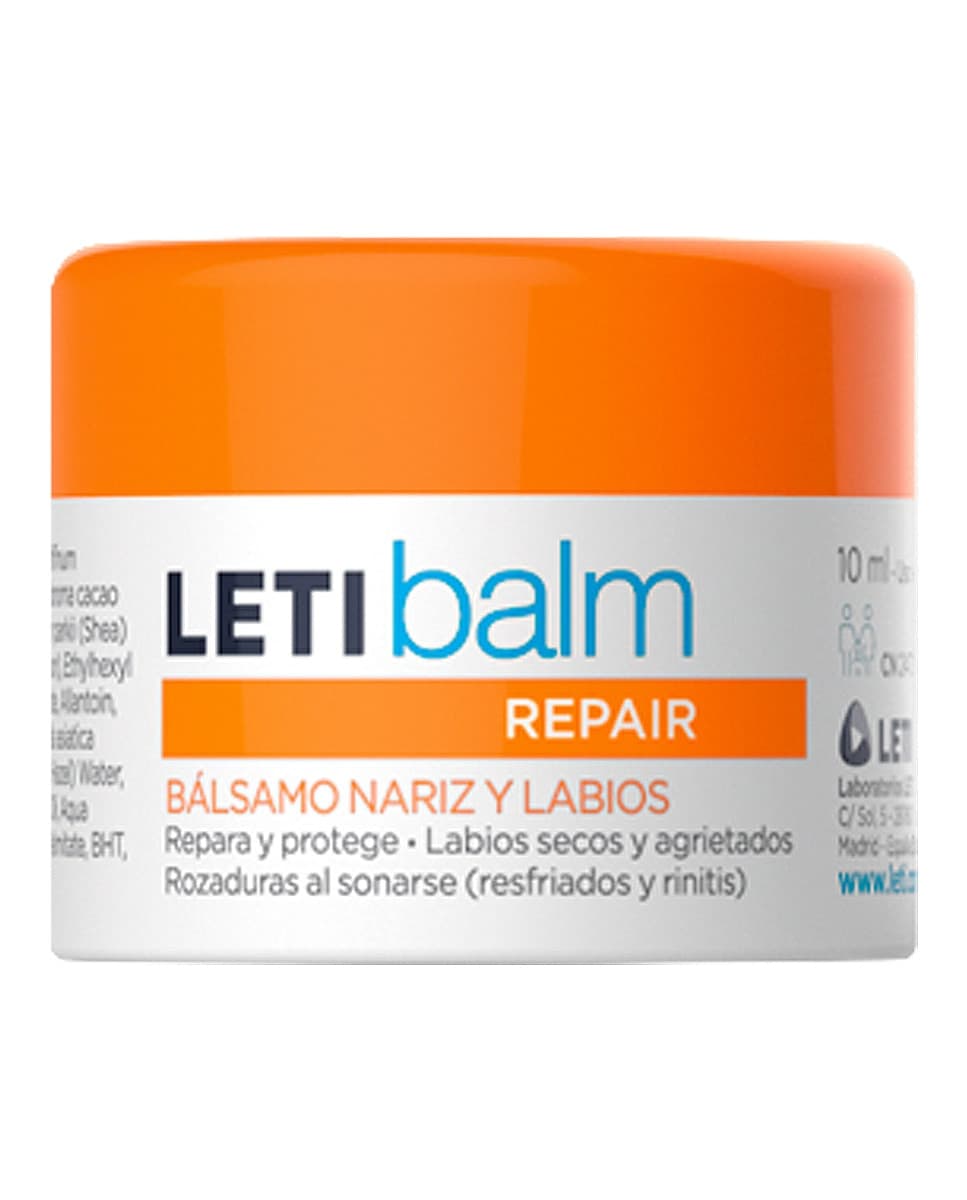 Leti - Bálsamo reparador pediátrico nariz y labios Letibalm.
