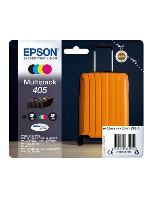 Epson - Multipack 4 cartuchos originales Epson 405 (C13T05G64010) 4 colores.