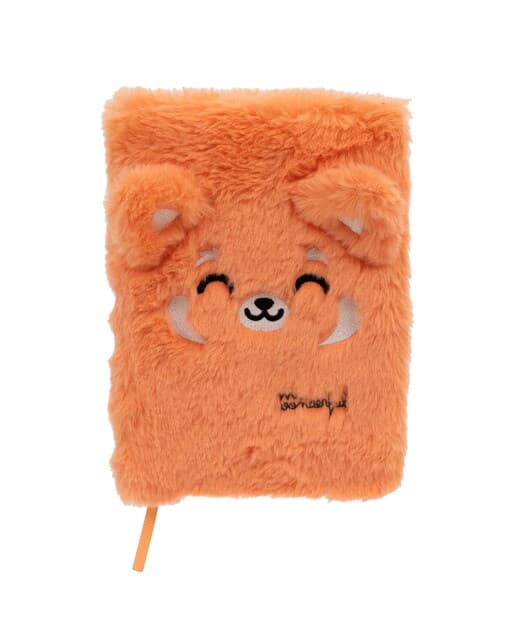 Mr. Wonderful - Libreta A5 peluche Mr Wonderful: Panda rojo.