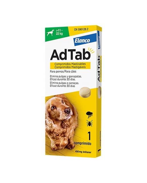 Elanco - AdTab 450 mg - Chewable tablet.