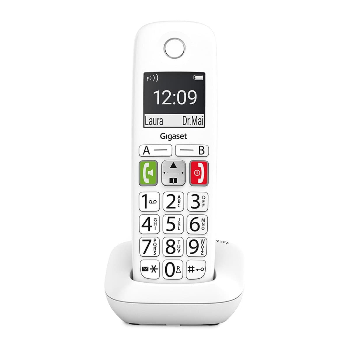 Gigaset - Teléfono inalámbrico Gigaset Dect E290 Blanco.