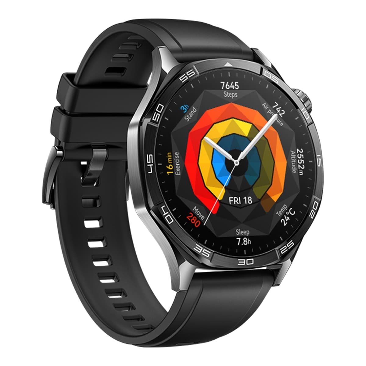 Huawei - Huawei Watch GT 5 46mm Acero - Negro Smartwatch.