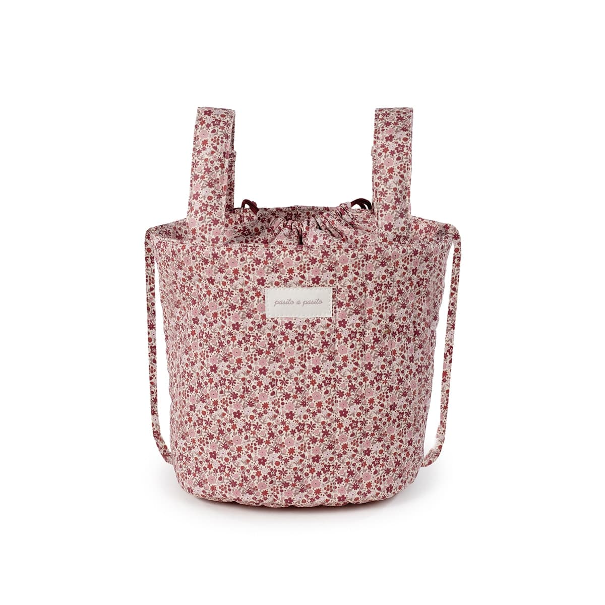 Pasito a pasito - Bolso Bucket Pasito a pasito Cherry.