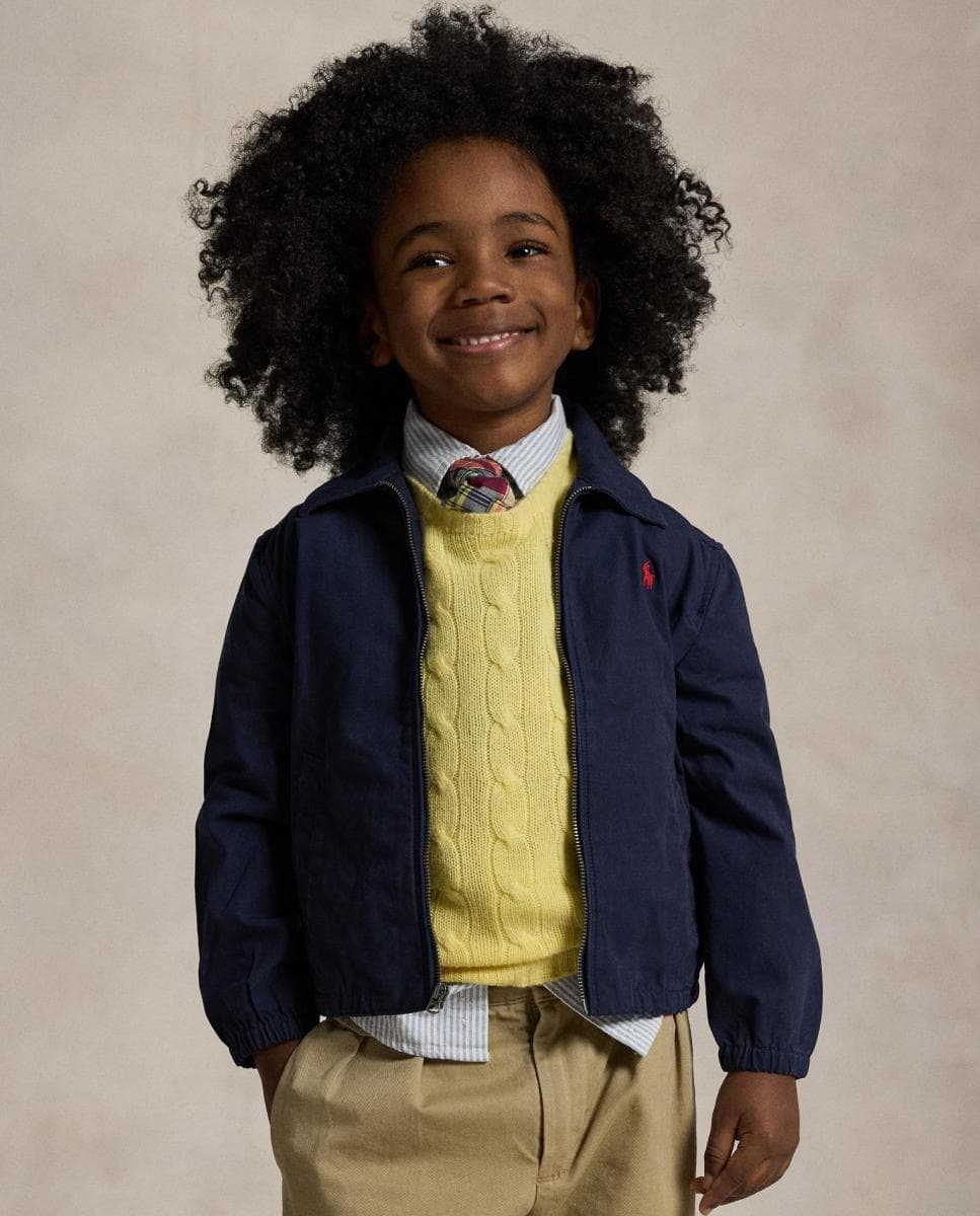 Polo Ralph Lauren - Chaqueta de niño Bayport de popelina de algodón.