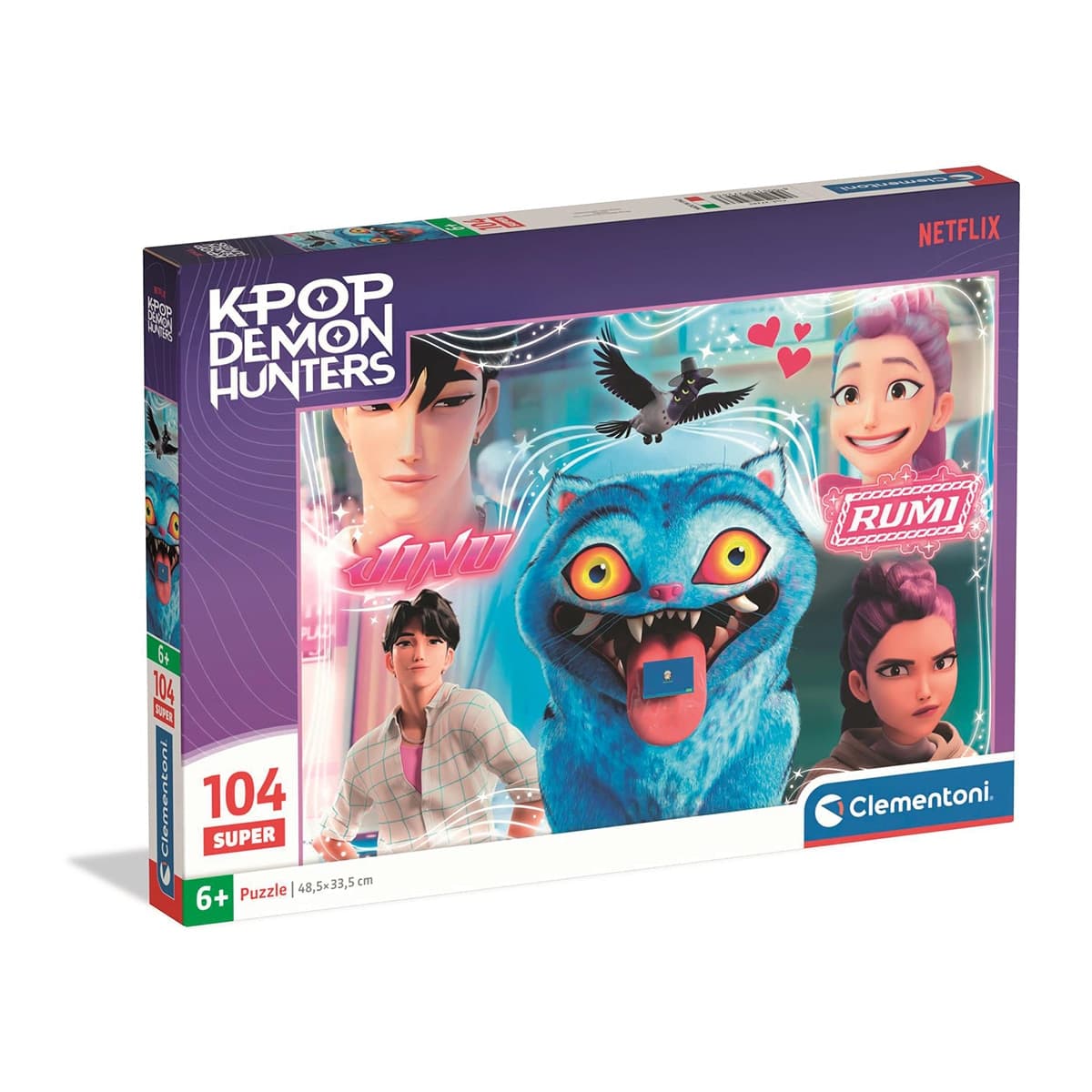 Clementoni - Puzzle 104 Super K-Pop Demon Hunters 3 Clementoni.
