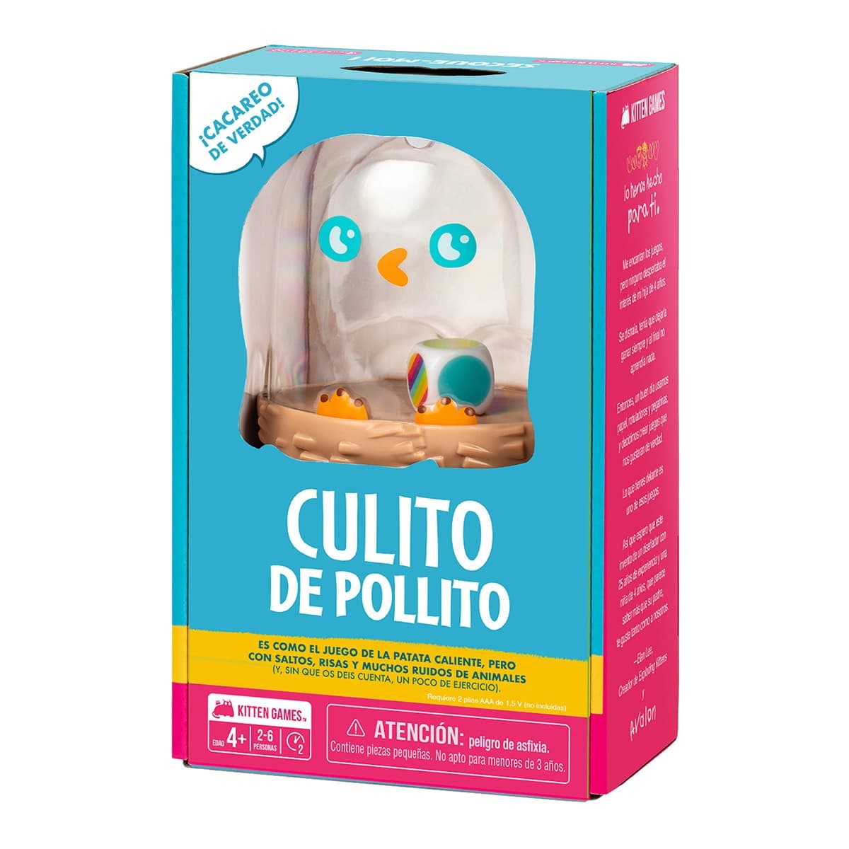 Exploding Kittens - Juego de Mesa Culito de pollito Asmodee.