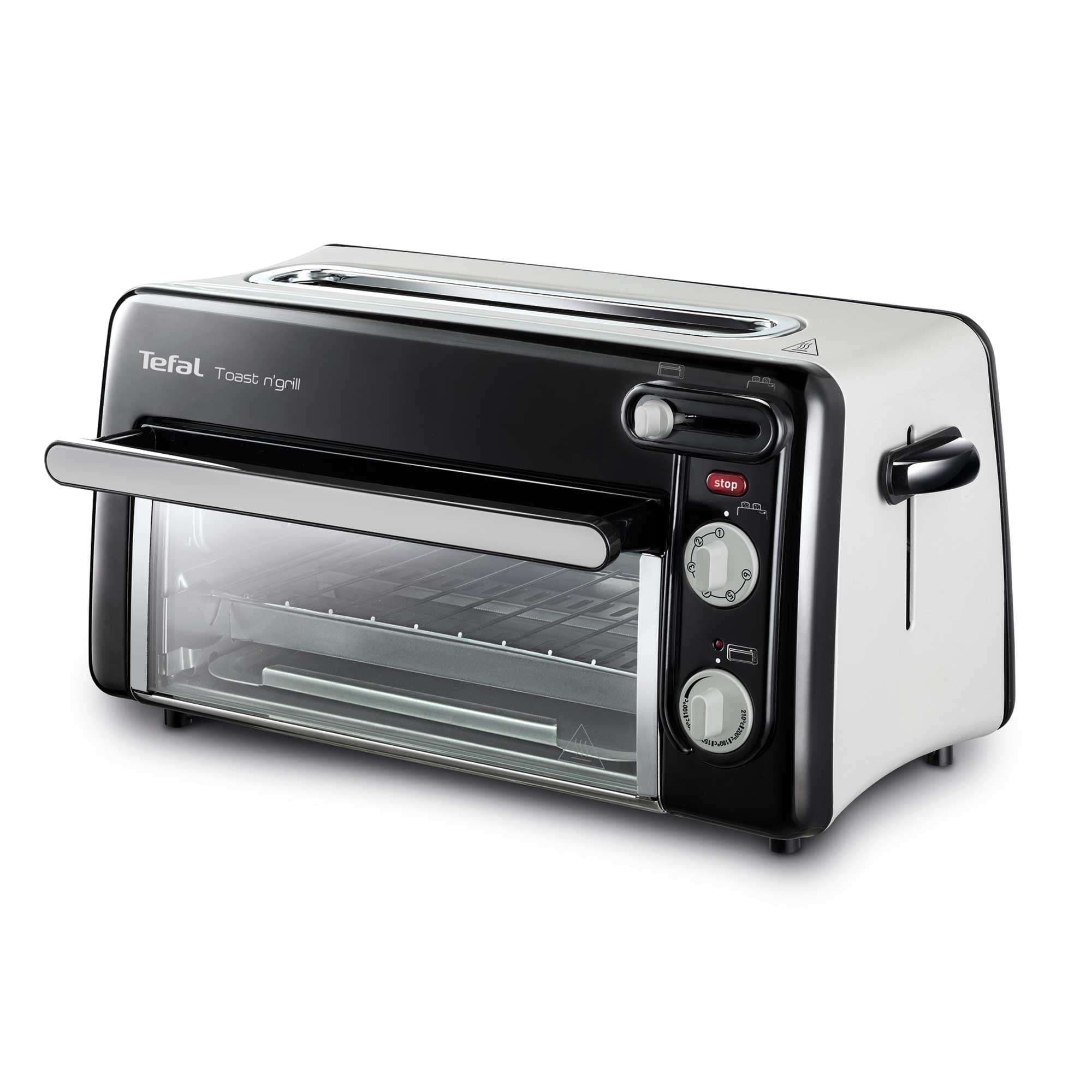 Tefal - Tostadora y mini horno Tefal TL6008 Toast N Grill potencia 1300W, 6 posiciones de tostado.
