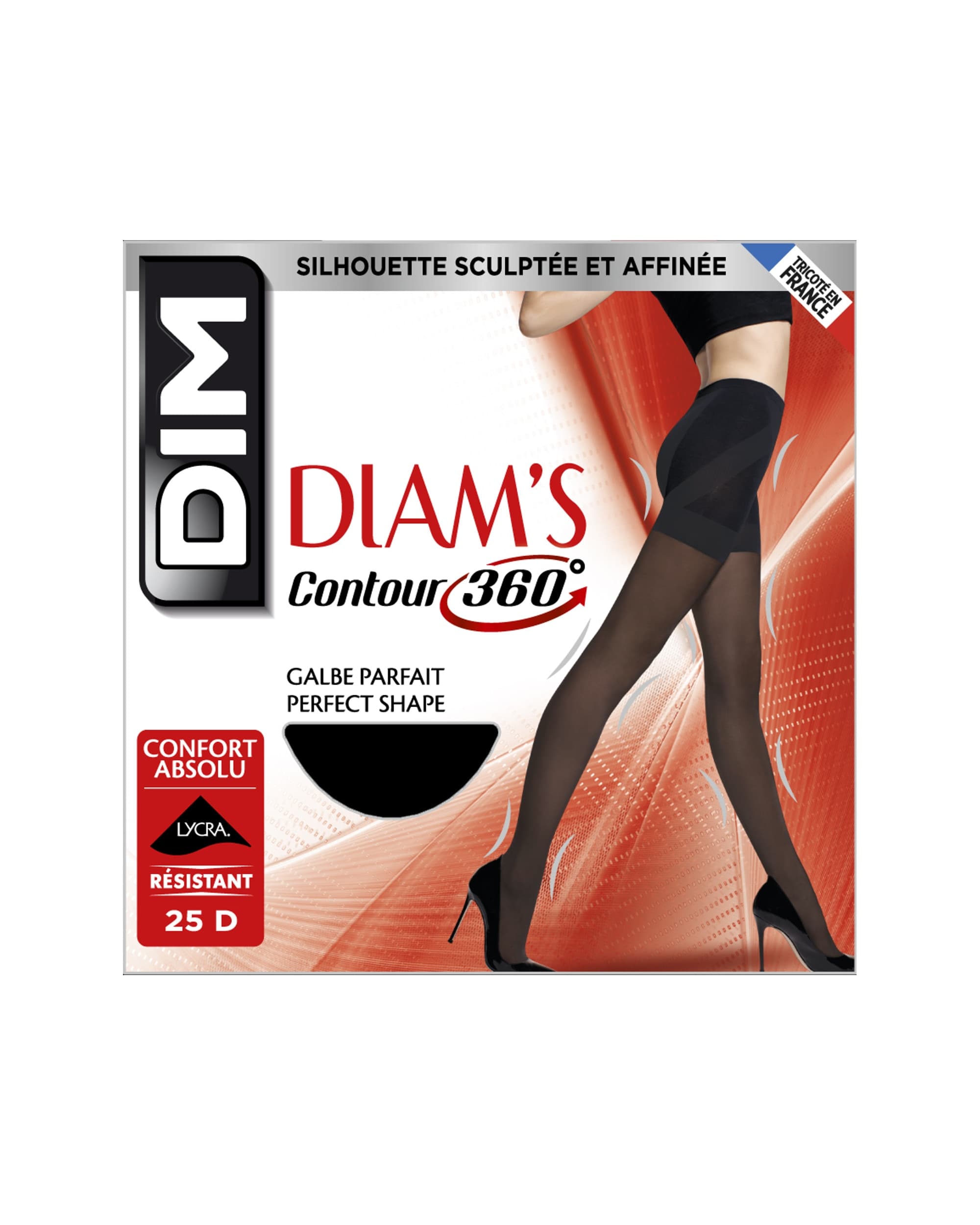 Dim - Panty reductor diam's contour 25 deniers que moldea de pies a cintura.
