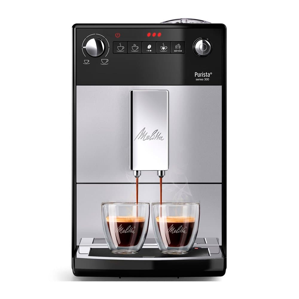 Melitta - Cafetera Superautomática Melitta Purista F230-101 Molinillo Integrado Compacta.