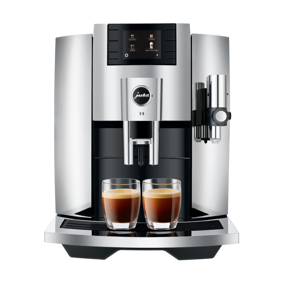 Jura - Cafetera superautomática JURA E8 Chrom (EB).