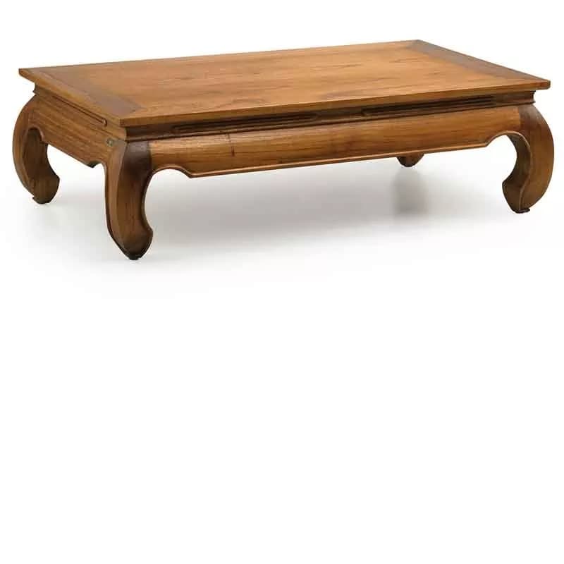 Mesa de centro rectangular hecha a mano Opium