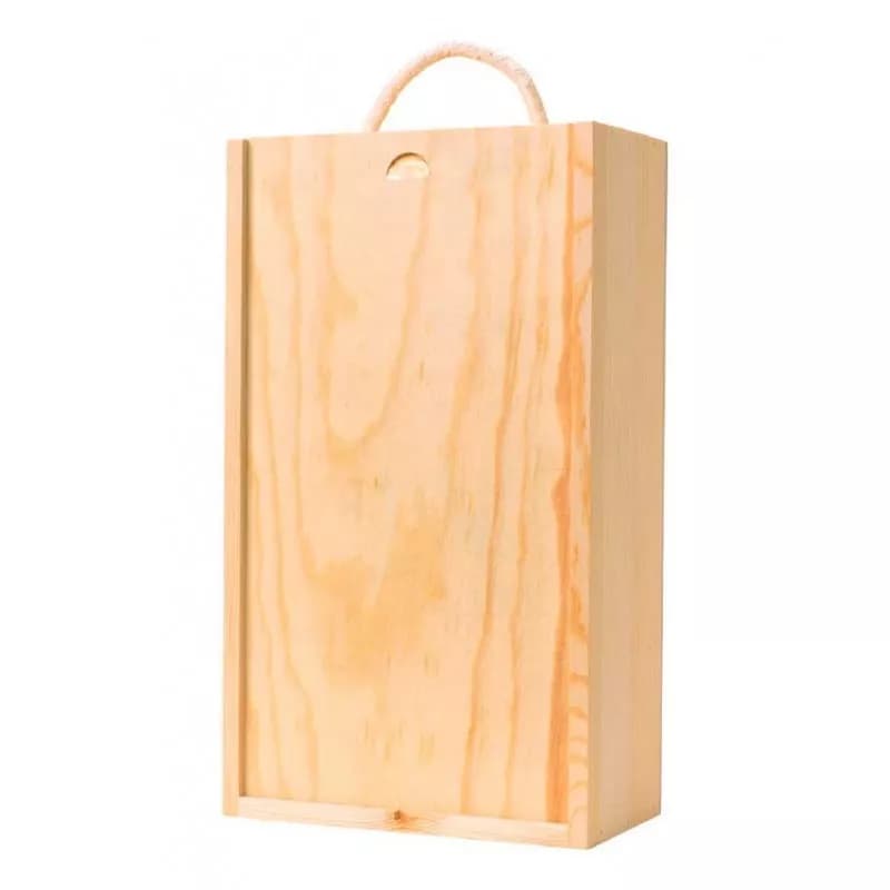 Caja Madera para 2 Botellas