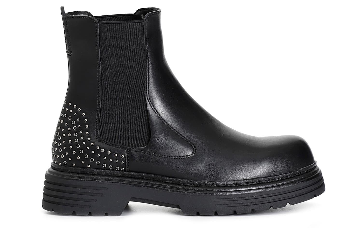 beatles para mujer con micro tachuelas en la espalda. black 36