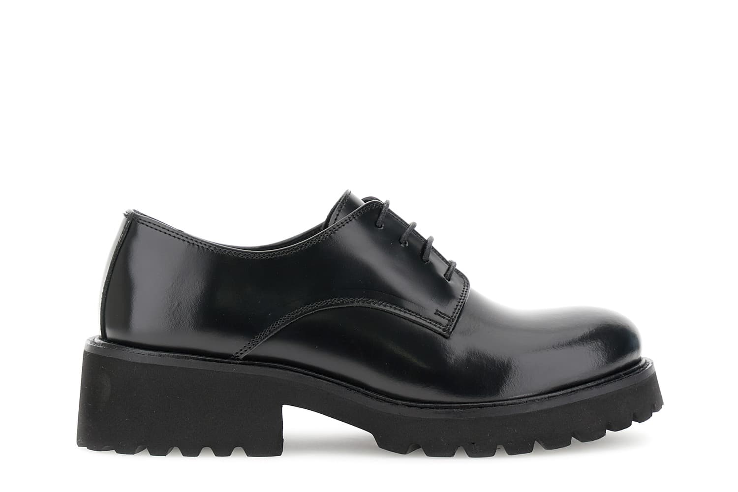 derby en piel desgastada black 36