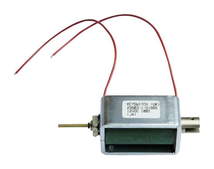 KEYSWITCH SM2/PUSH/PULL/12VDC Solenoides lineales de marco abierto