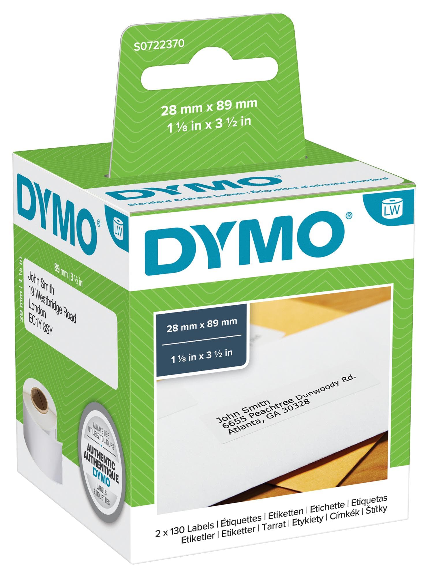 DYMO 99010 Etiquetas en Blanco