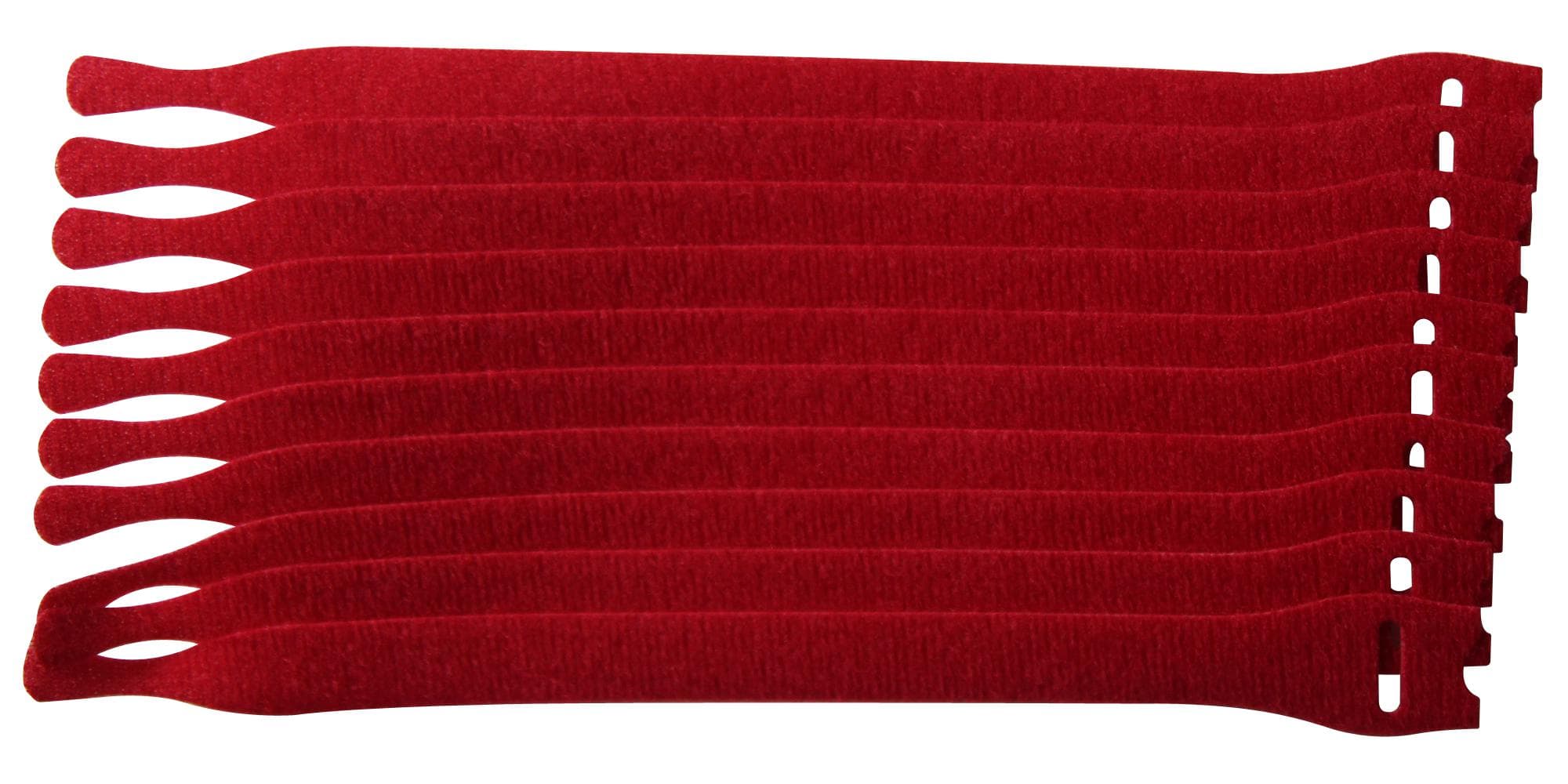 HELLERMANNTYTON 130-00014 TEXTIE M-PA66/PP-RD Sujetadores de Velcro para Cables