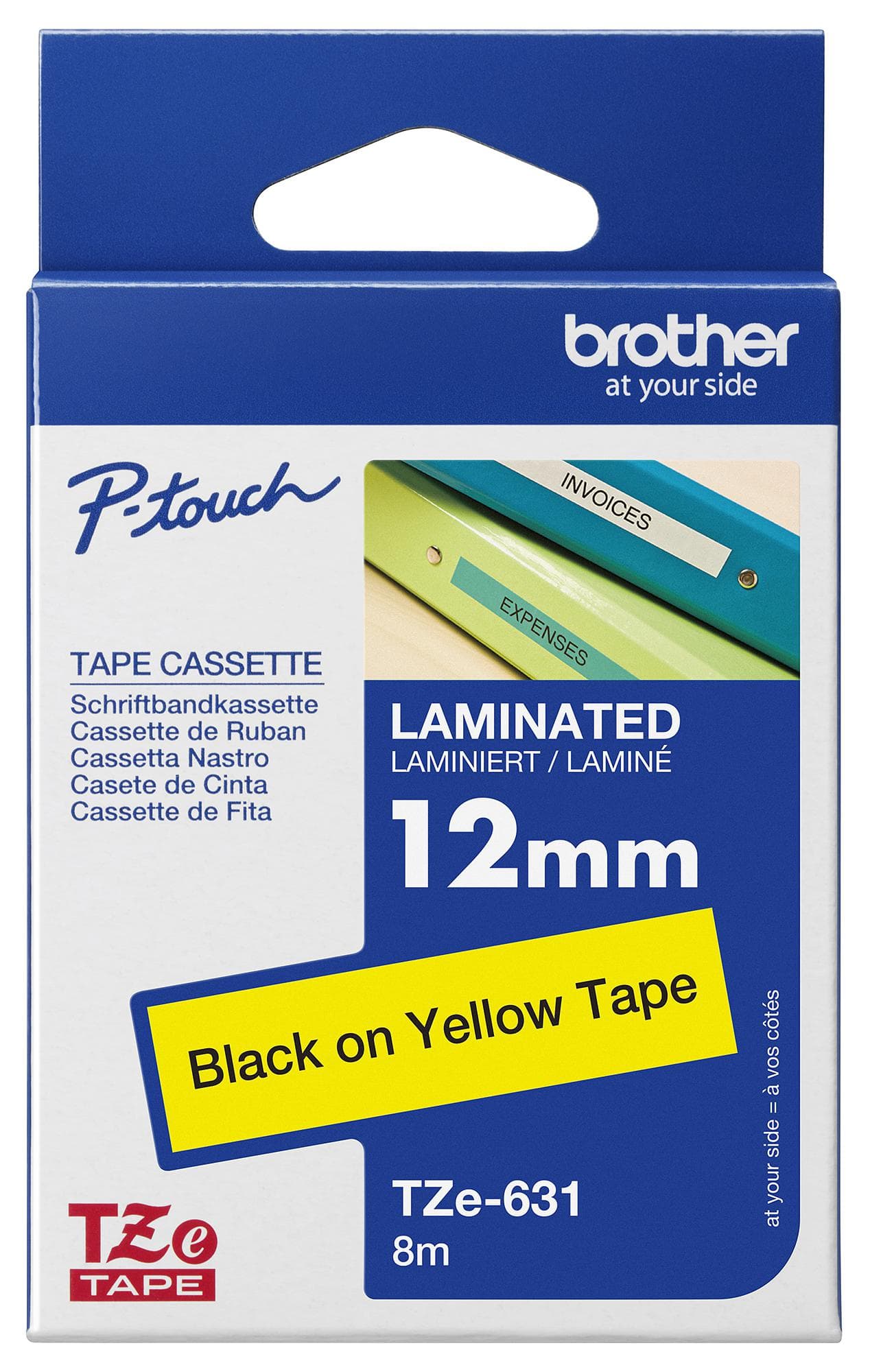 BROTHER TZE-631 Cinta para Impresoras de Etiquetas