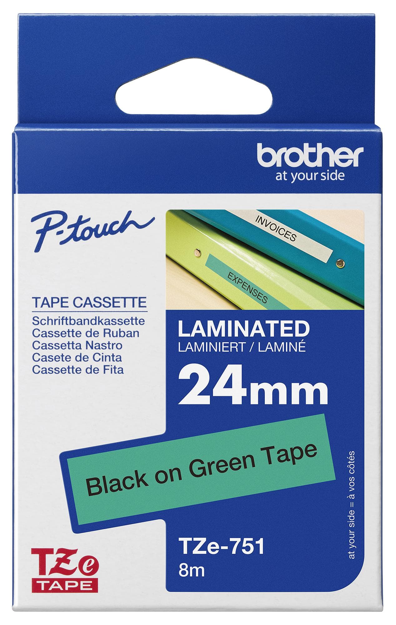 BROTHER TZE751 Cinta para Impresoras de Etiquetas
