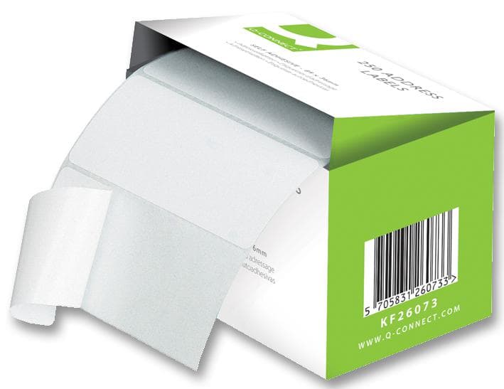 Q CONNECT KF26073 Etiquetas en Blanco