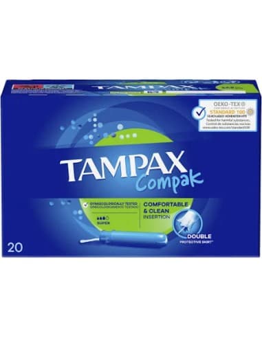 Tampax Compak 20 Unidades