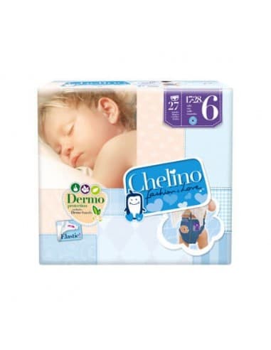 Chelino Fashion & Love Pañales Talla 6 (27 Pañales Para Bebés 17-28 Kg)
