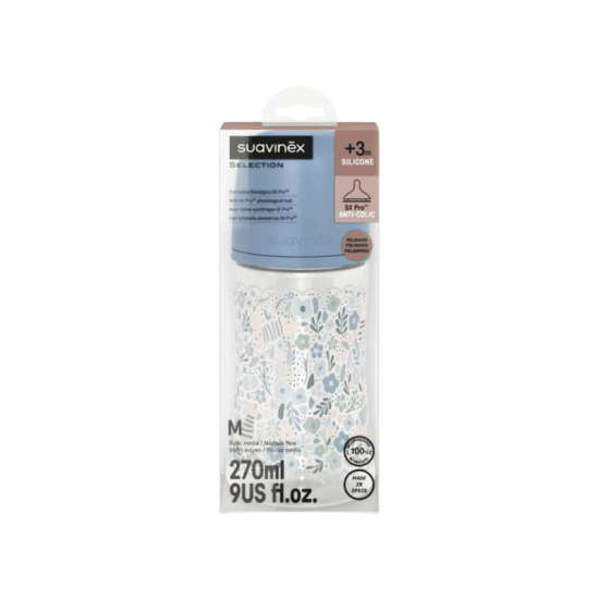 Suavinex Wonderland Biberón Tetina Fisiológica Silicona Sx Pro Flujo Medio M 270ml