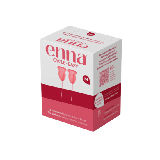 Enna Easy Pack 2 Copas Menstruales Talla M + Caja Esterilizadora
