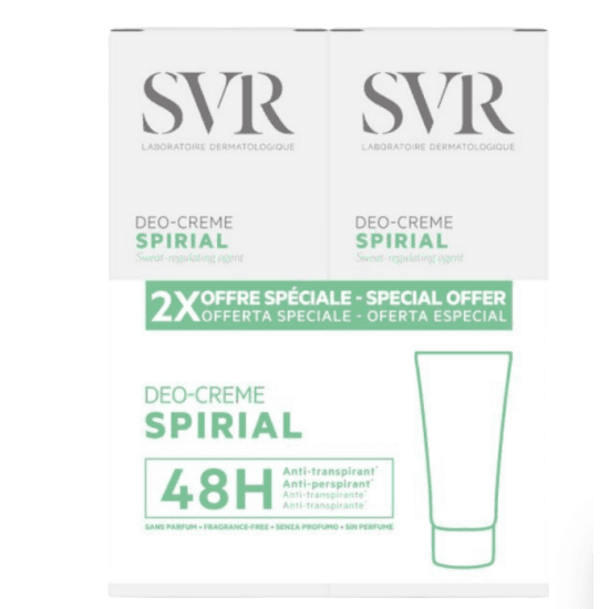 Svr Spirial Duplo Desodorante Crema 2x50ml