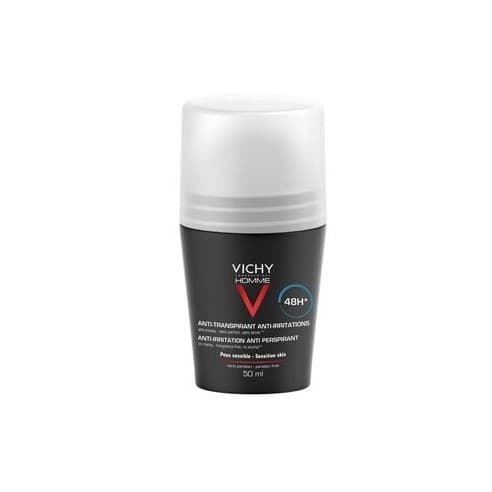 Vichy Homme Desodorante Roll On Antitranspirante Efecto Calmante 48 Horas Piel Sensible 50ml - Vichy
