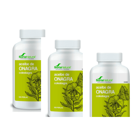 Pack Soria Natural Aceite De Onagra 3x500 Comprimidos
