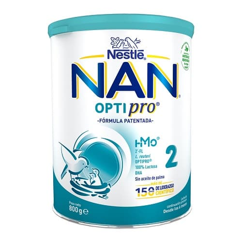 Nestle Nan 2 Optipro Leche de Continuacion 800 Gr