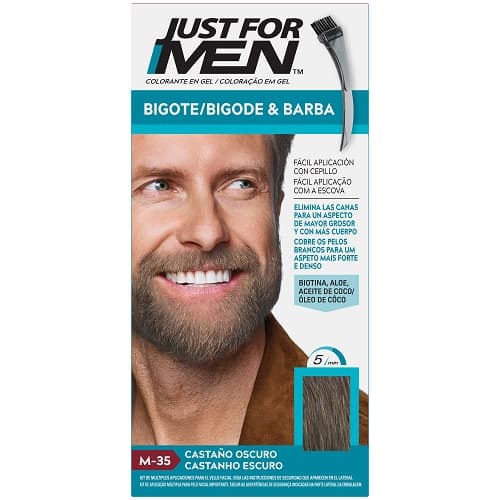 Just For Men Bigote Y Barba (30 Cc Castaño Oscuro )