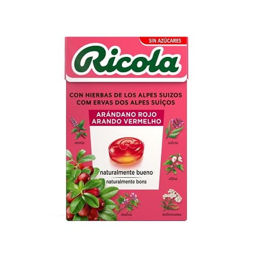 Ricola Caramelos Sin Azucar 50G Arandano