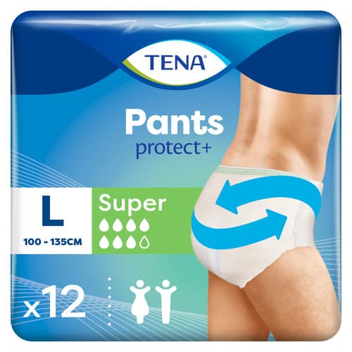 TENA Pants Super Talla L (100 -135Cm) 12 Unid.