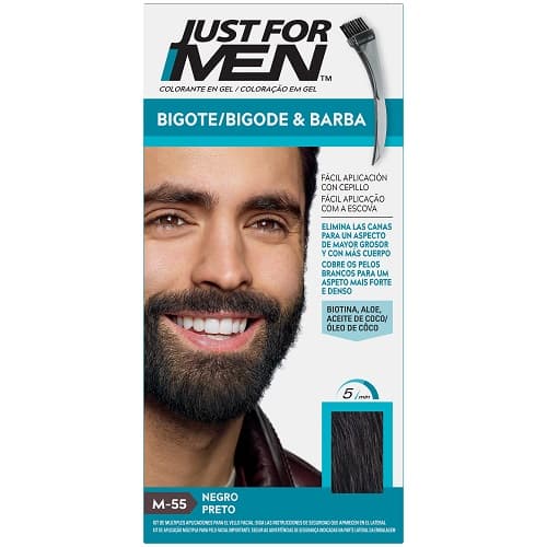 Just for Men Bigote Barba Negro 30 ml