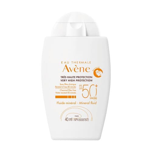 Avene Linea Blanca Fluido Mineral Pan Fis 50+ 40 Ml