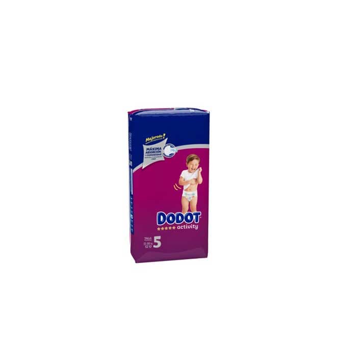 Dodot Activity Jumbo Pack Talla 5 52 uds..