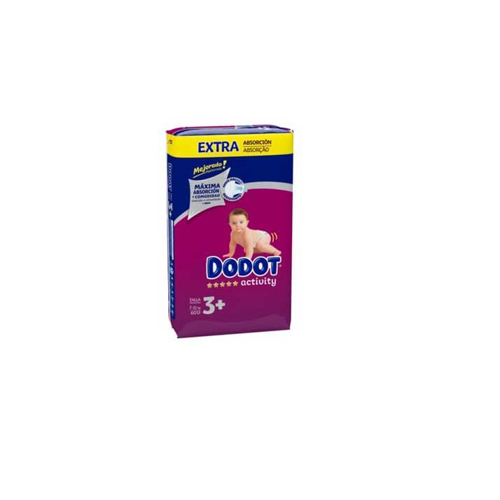Dodot Activity Extra Jumbo Pack Talla 3+ 60 uds..