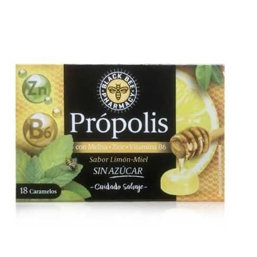 Black Bee Caramelos Propolis 18 Unidades