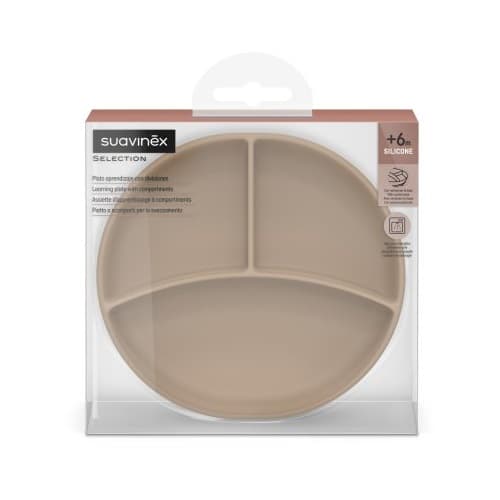 Suavinex Plato Con Division Silicona