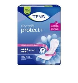 Tena Lady Discreet Maxi Incontinence Pads 12 Units