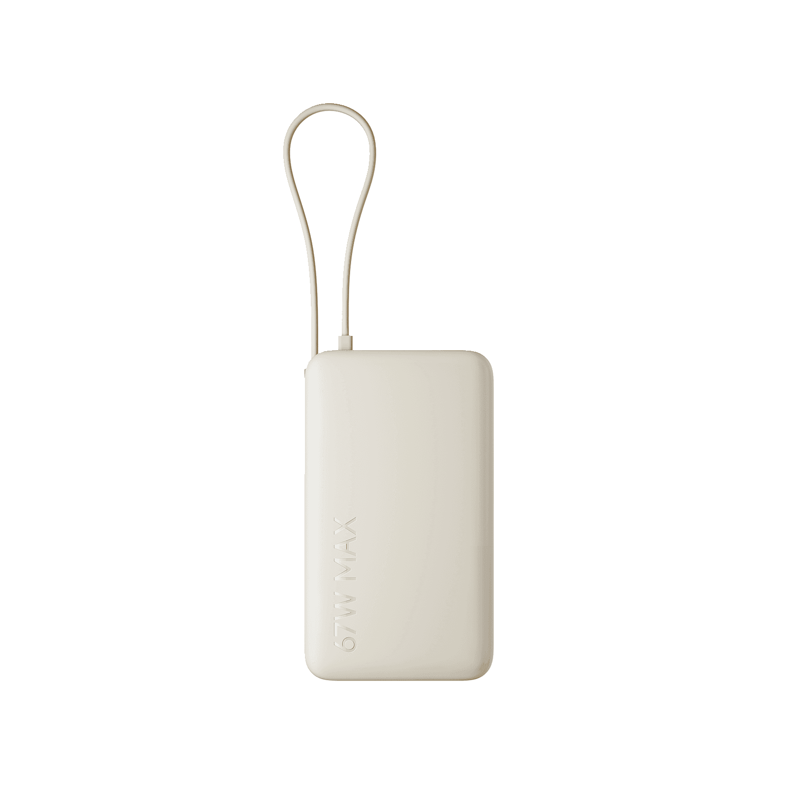 Xiaomi 67W Power Bank 10000 (Integrated Cable) Beige 10000mAh