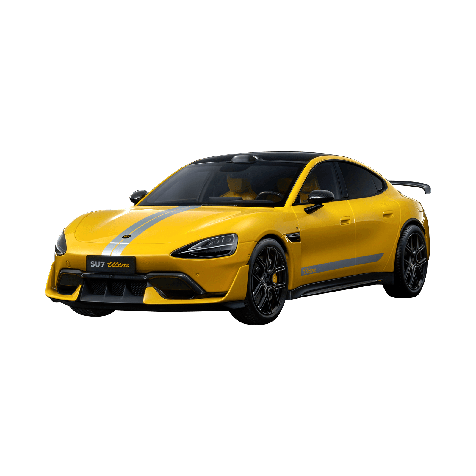 Xiaomi SU7 Ultra 1/18 Die-cast Model Car Amarillo Brillante