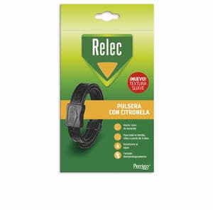 RELEC FAMILIA pulsera antimosquitos negra 1 u