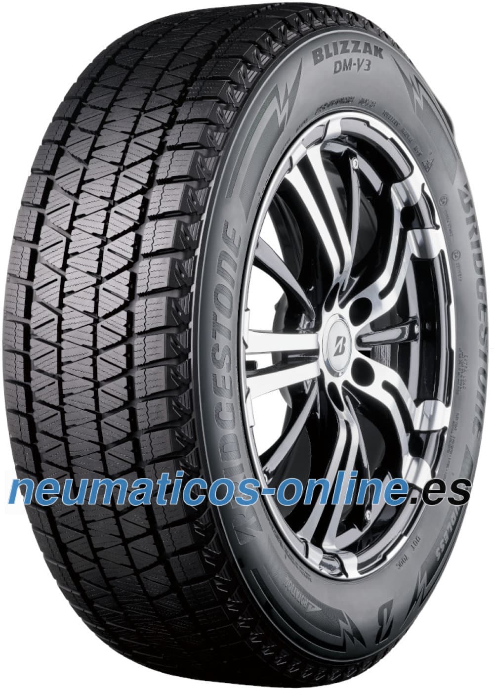 Bridgestone Blizzak DM V3 ( 275/40 R22 107T XL EVc, Nordic compound, con protector de llanta (MFS) )
